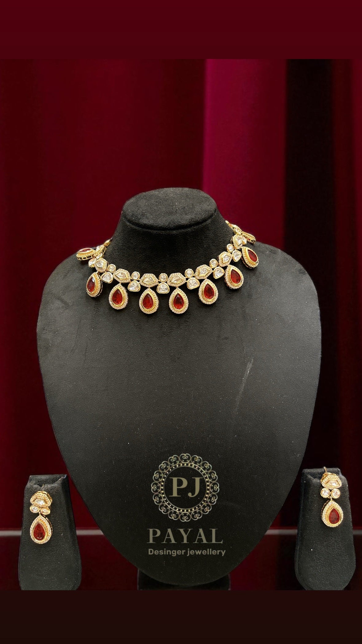 MOSSONITE KUNDAN SET #129