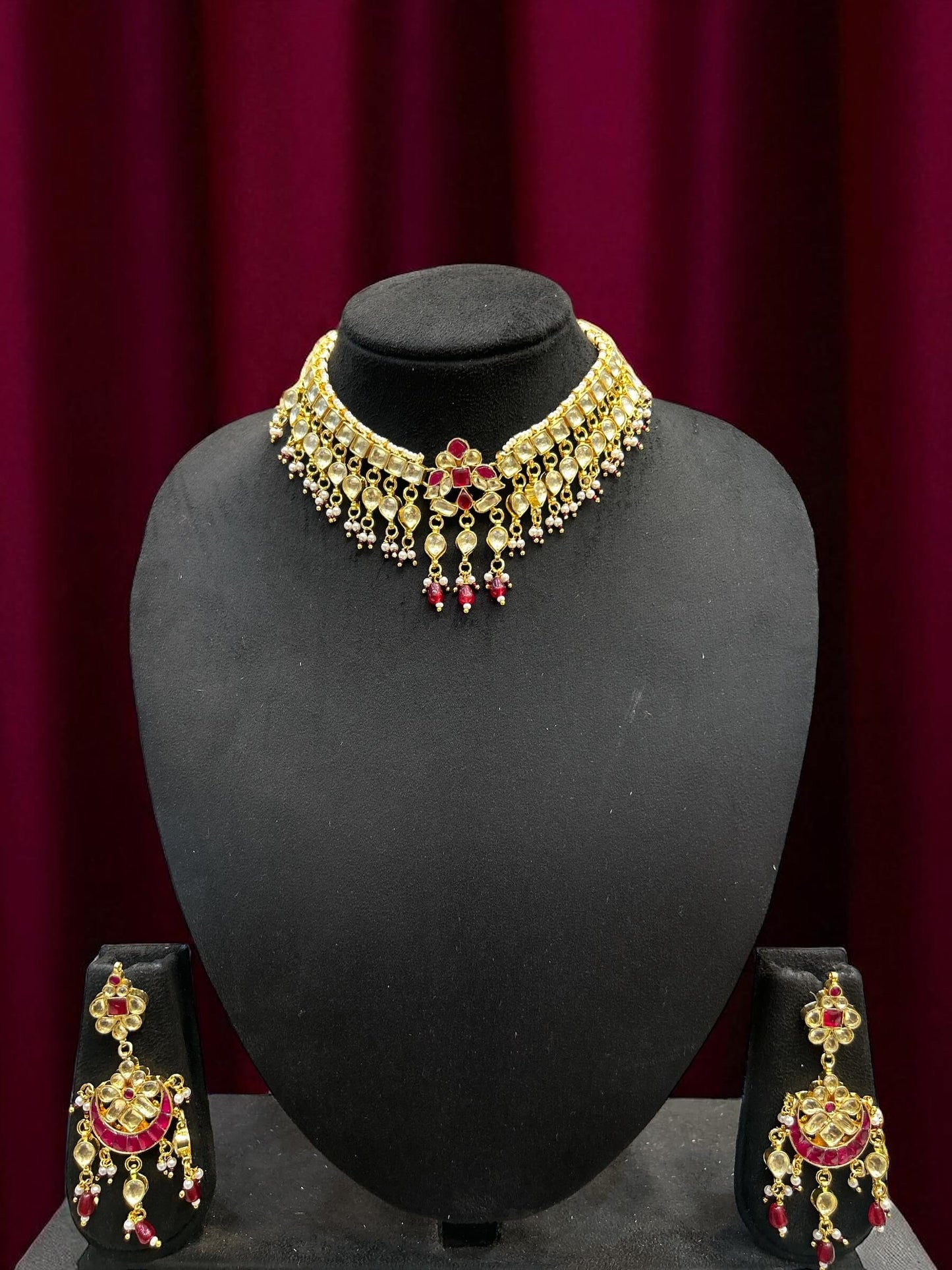 Pachi Kundan Set#333