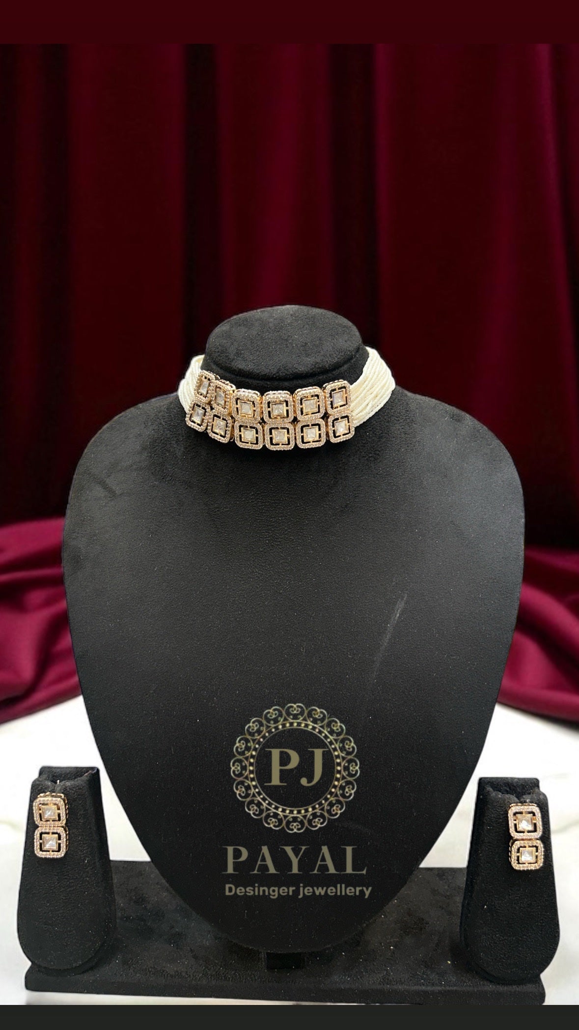 MOSSONITE KUNDAN SET #113