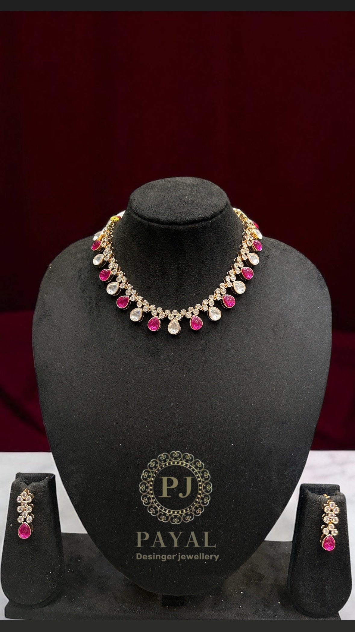 MOSSONITE KUNDAN SET #106
