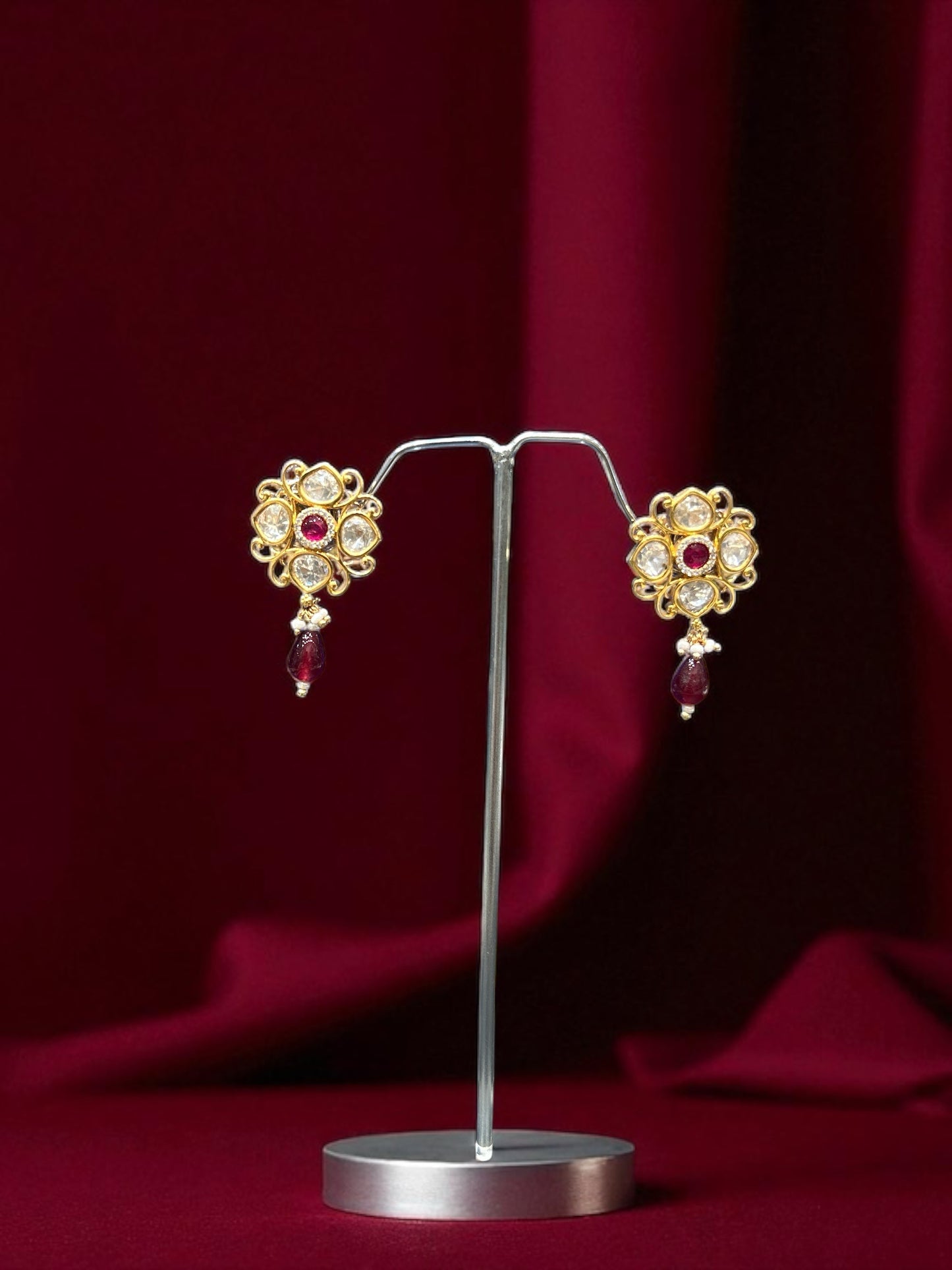 MOSSONITE KUNDAN SET #128