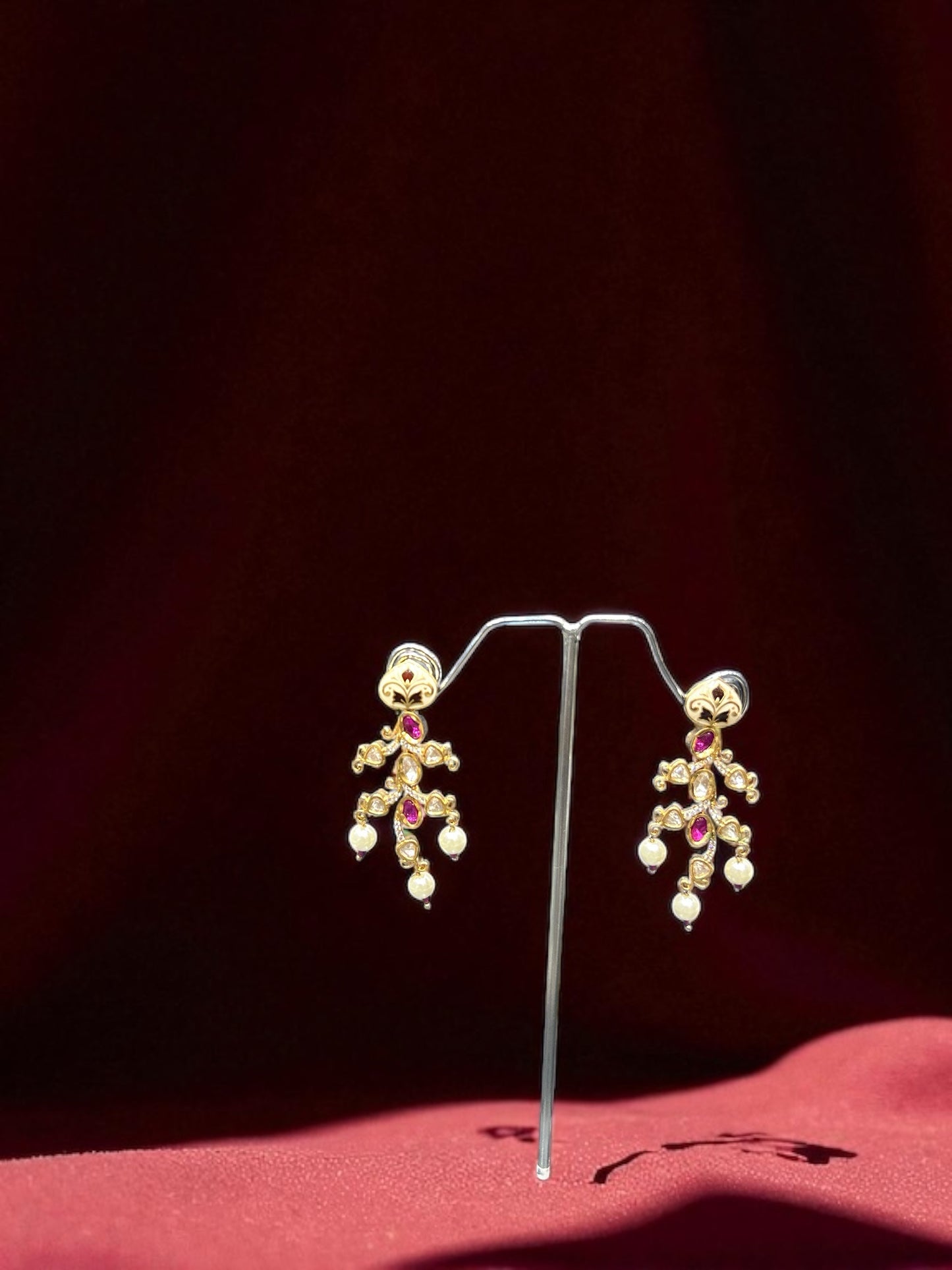 MOSSONITE KUNDAN SET #120