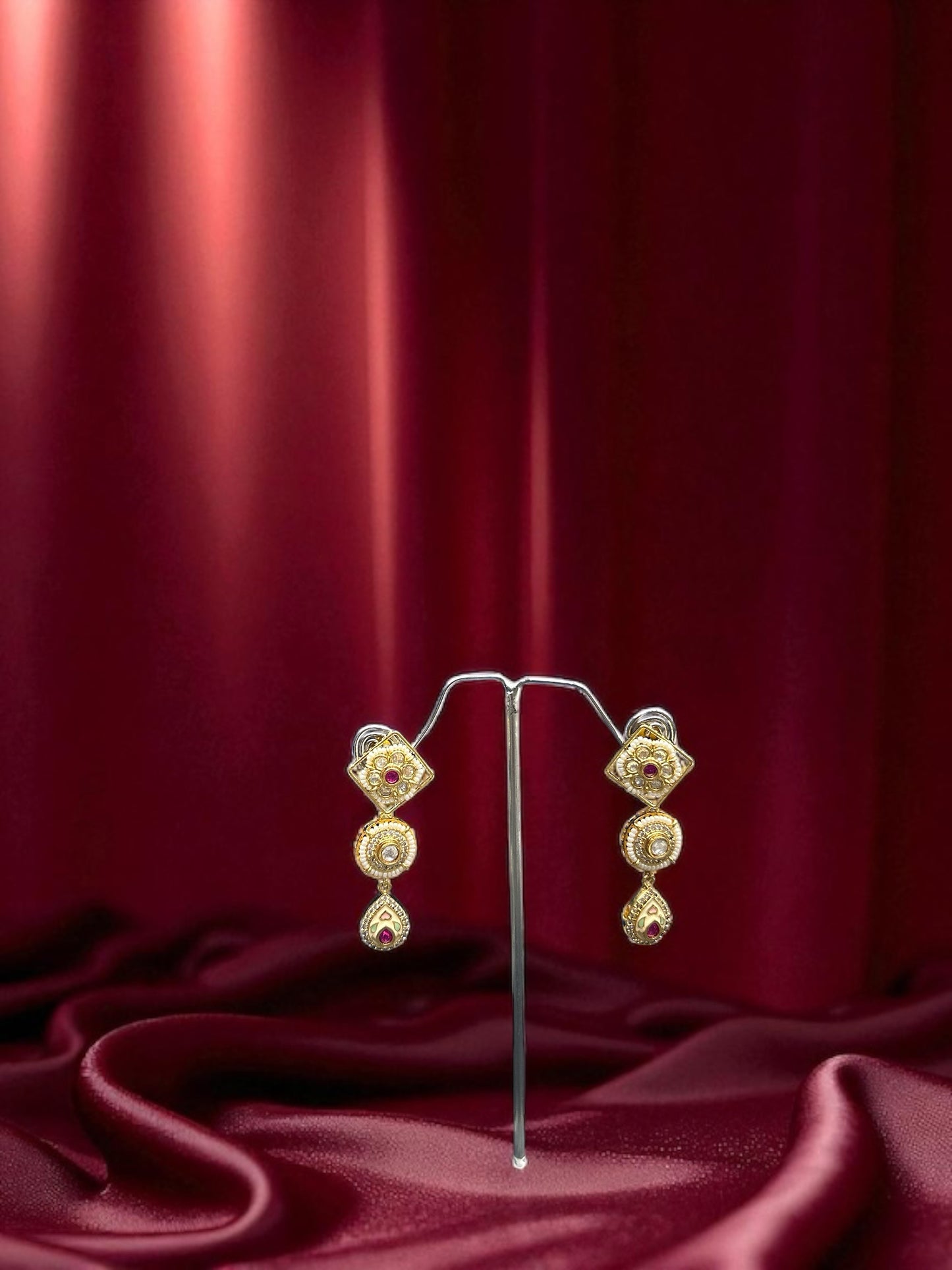 MOSSONITE KUNDAN SET #108