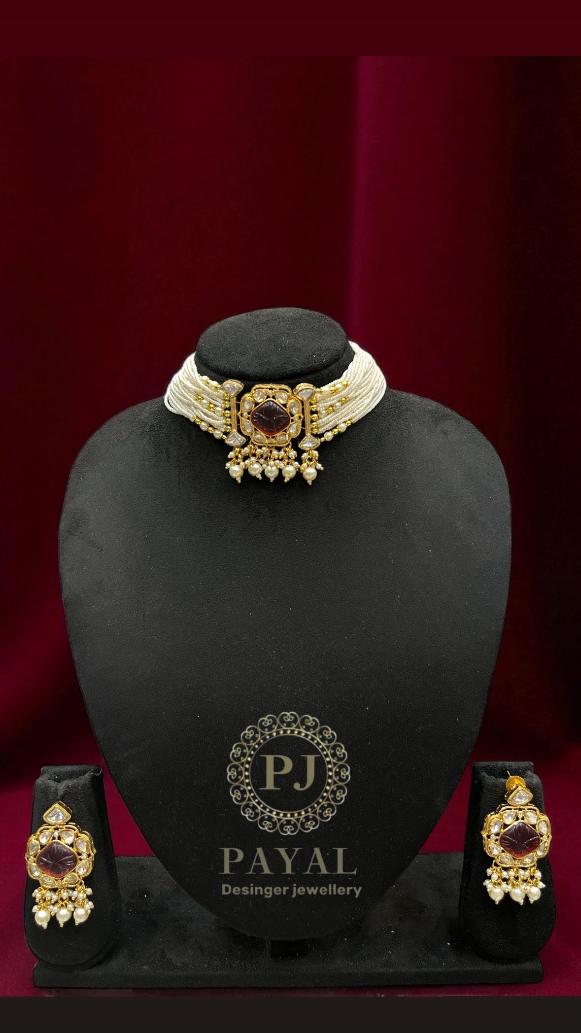 MOSSONITE KUNDAN SET #110