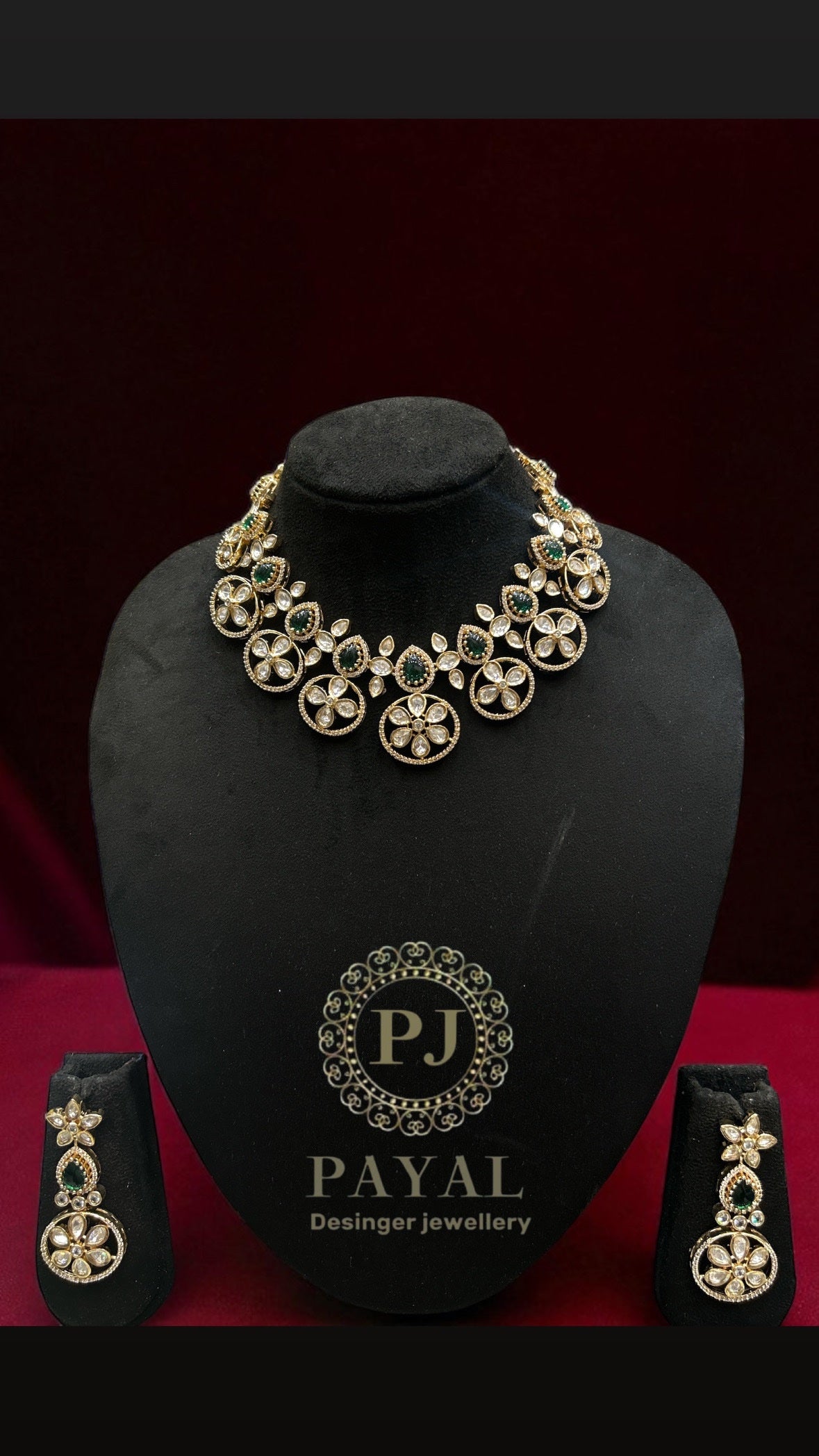 MOSSONITE KUNDAN SET #104