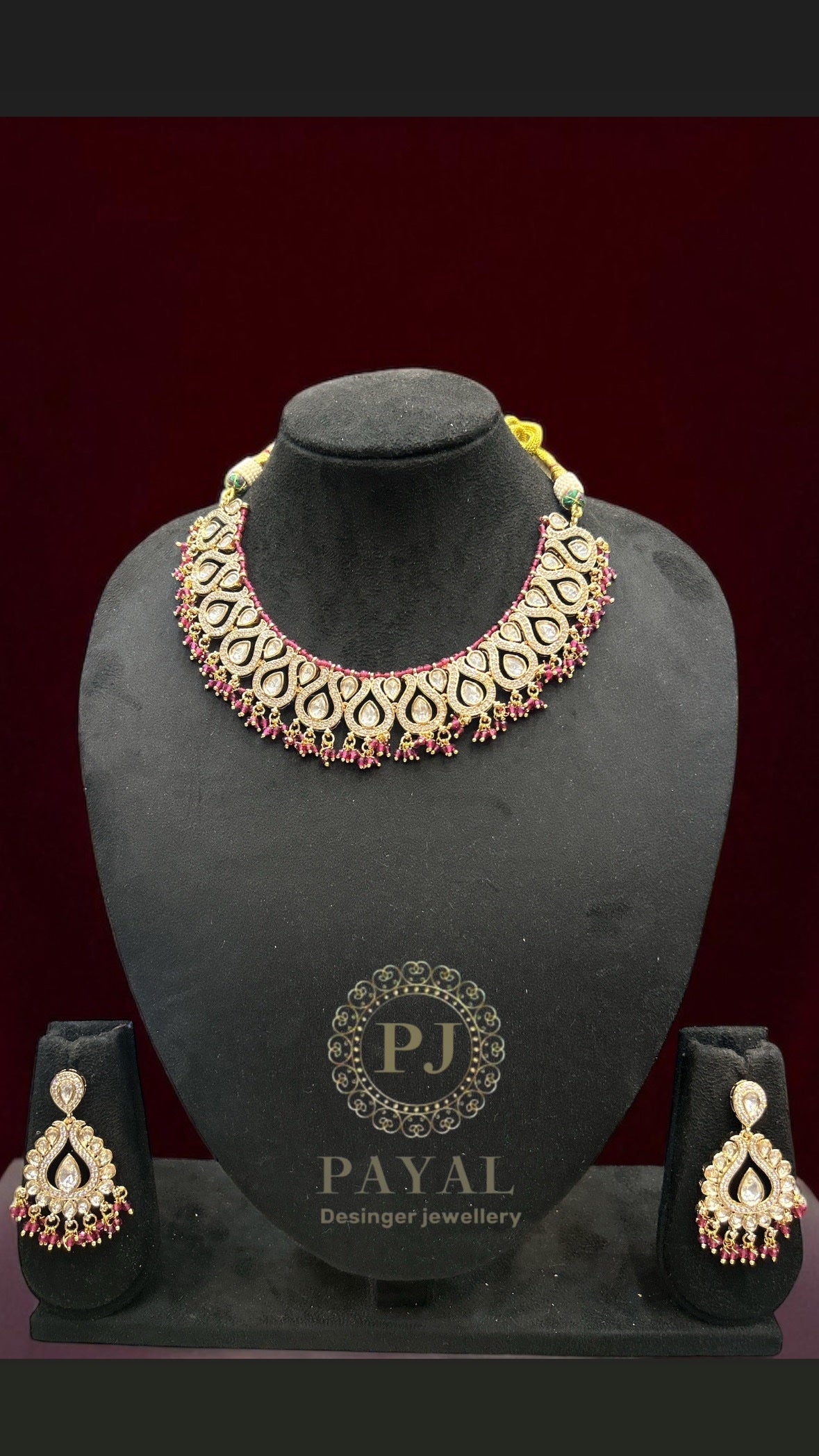 MOSSONITE KUNDAN SET #107