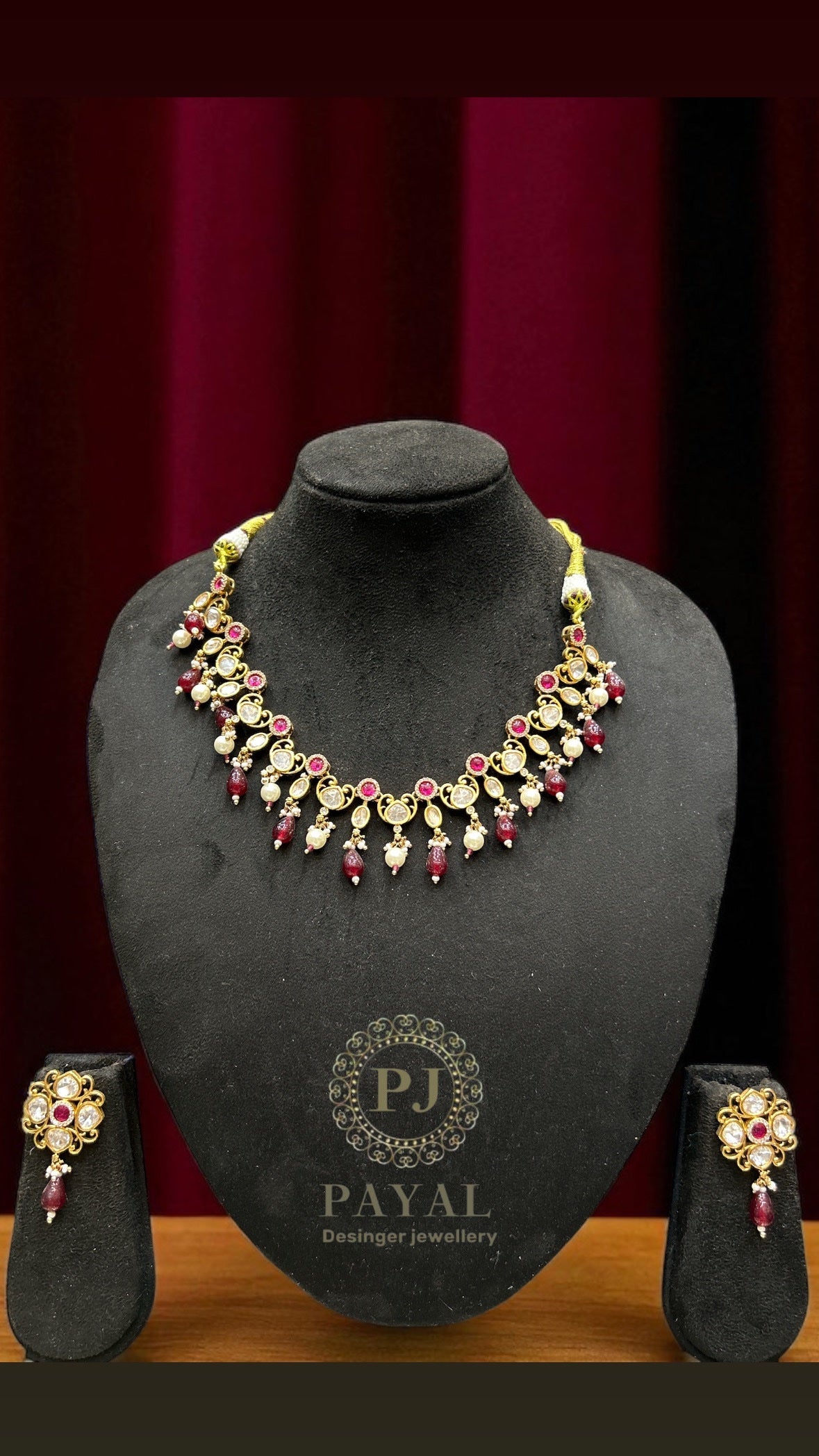 MOSSONITE KUNDAN SET #128