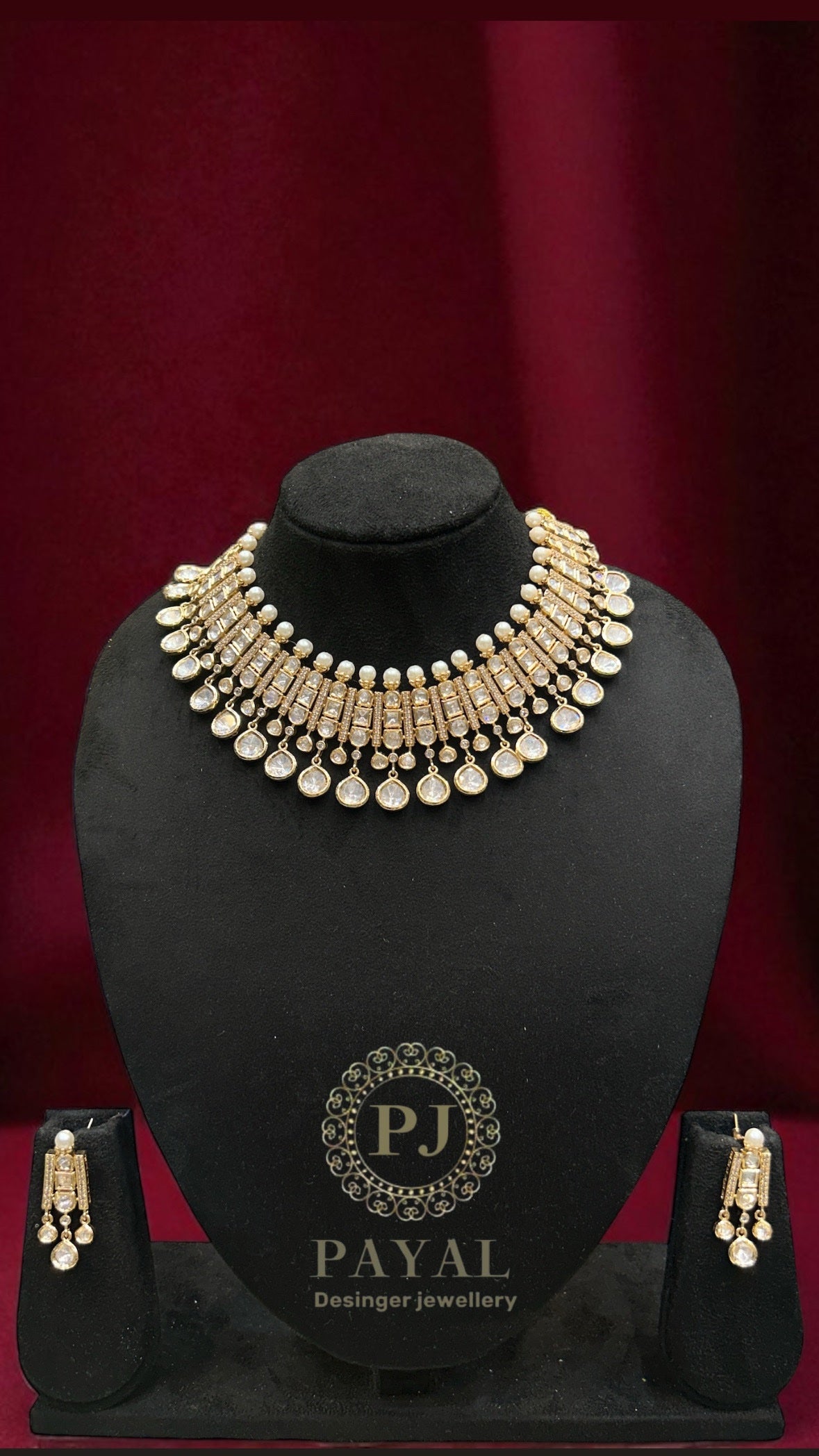 MOSSONITE KUNDAN SET #102