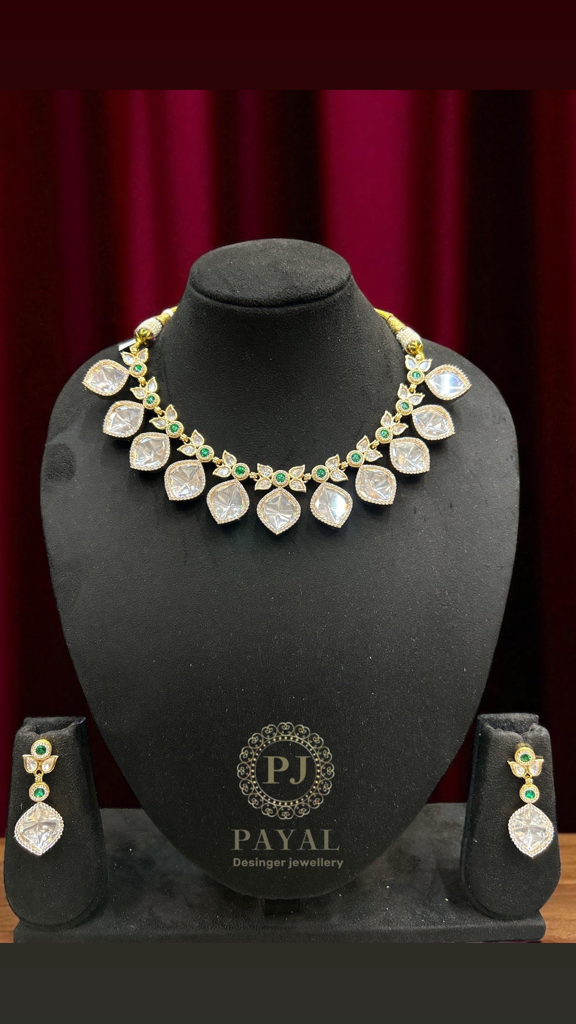 MOSSONITE KUNDAN SET #122