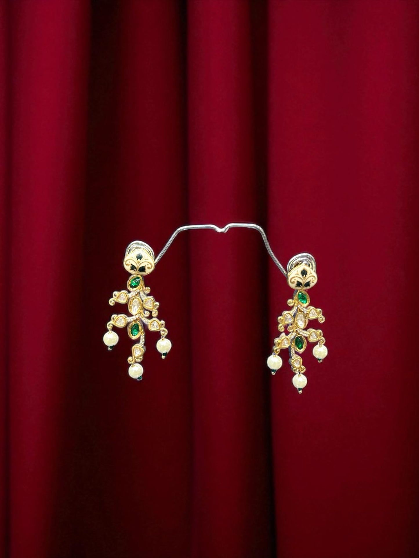 MOSSONITE KUNDAN SET #120