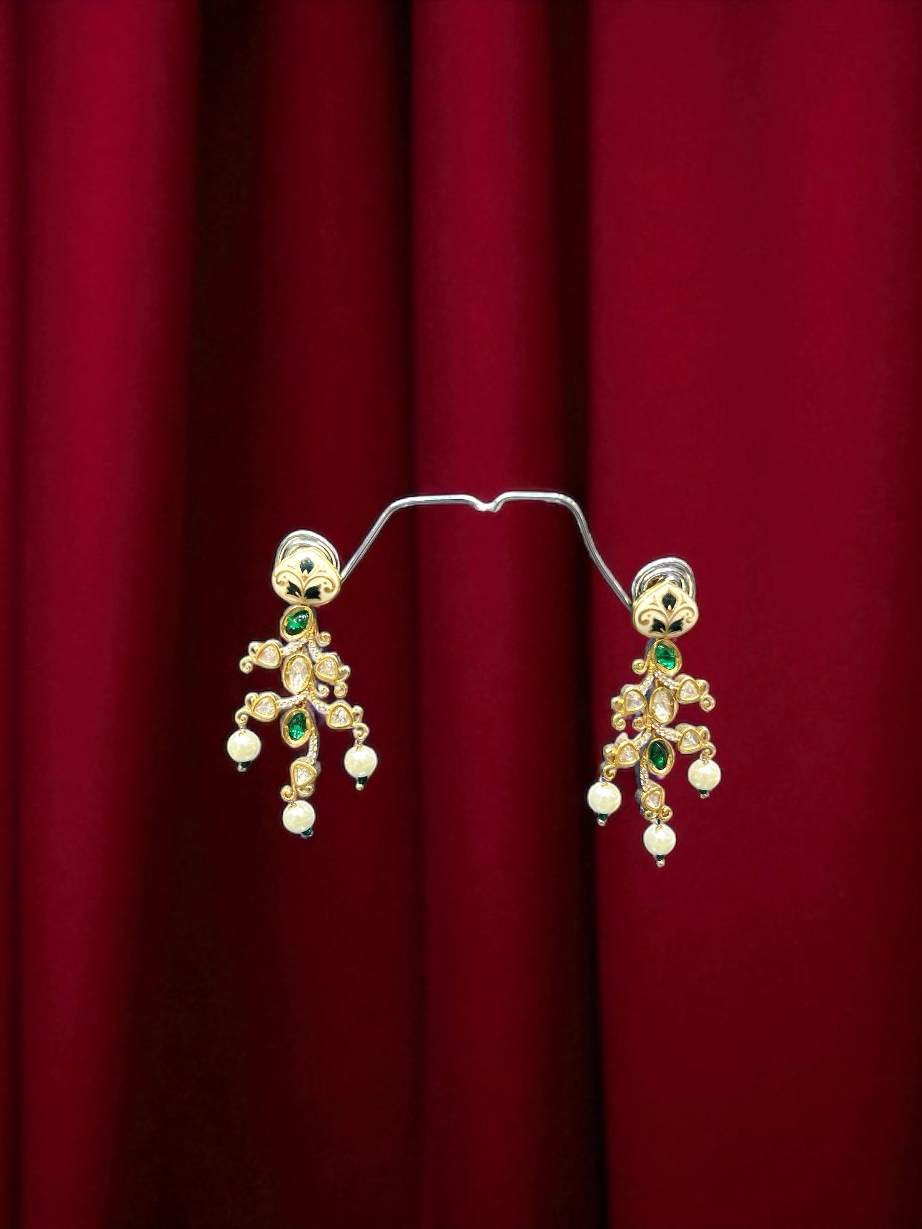 MOSSONITE KUNDAN SET #120
