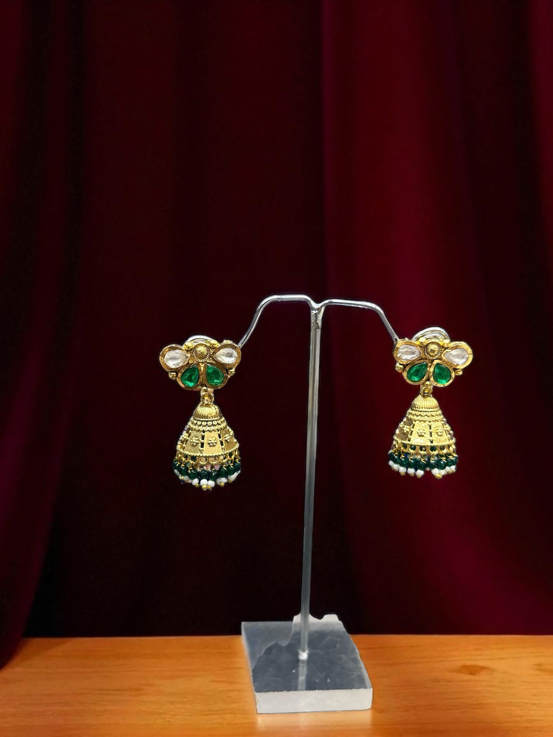 MOSSONITE KUNDAN SET #114