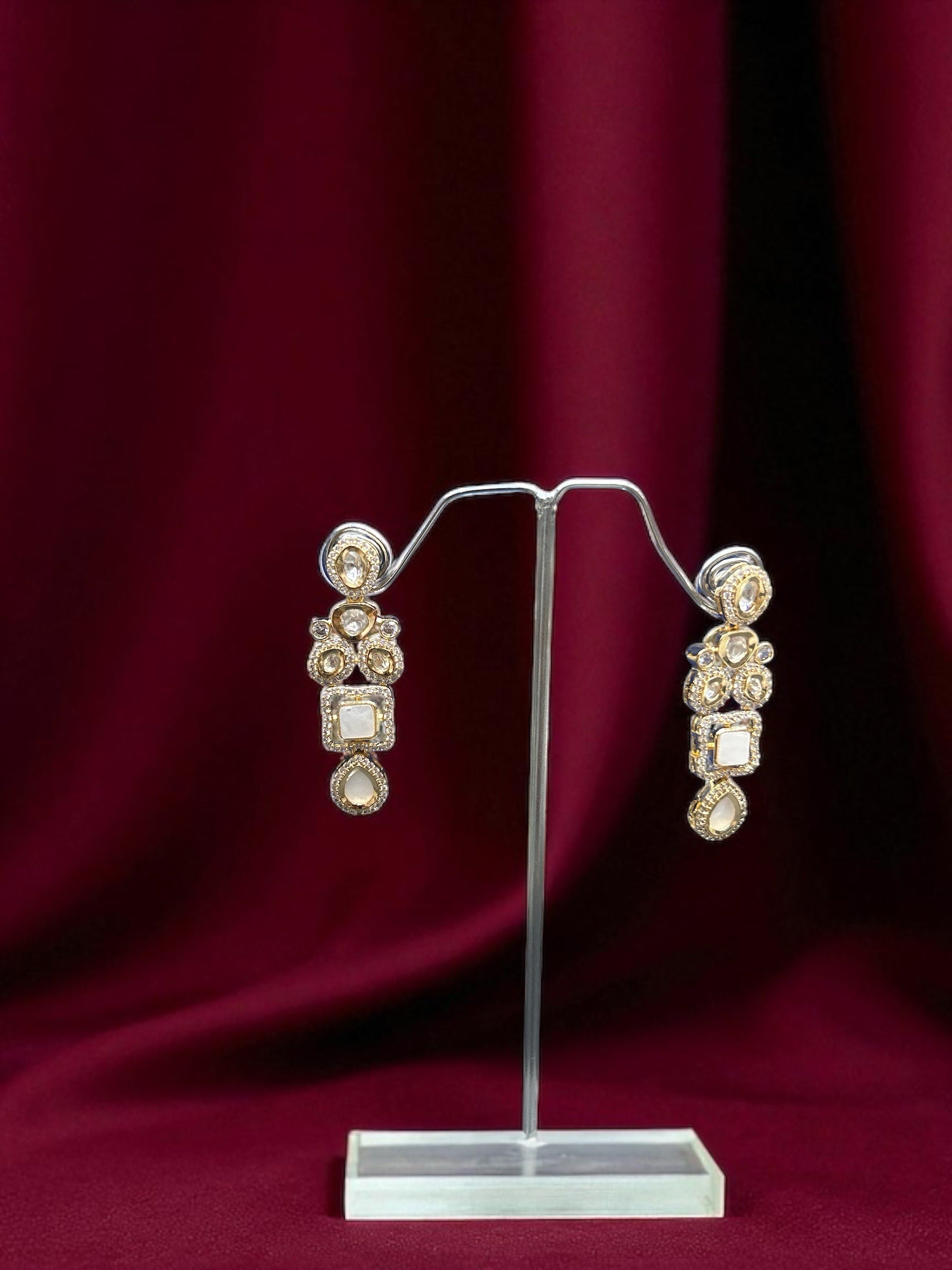 MOSSONITE KUNDAN SET #112