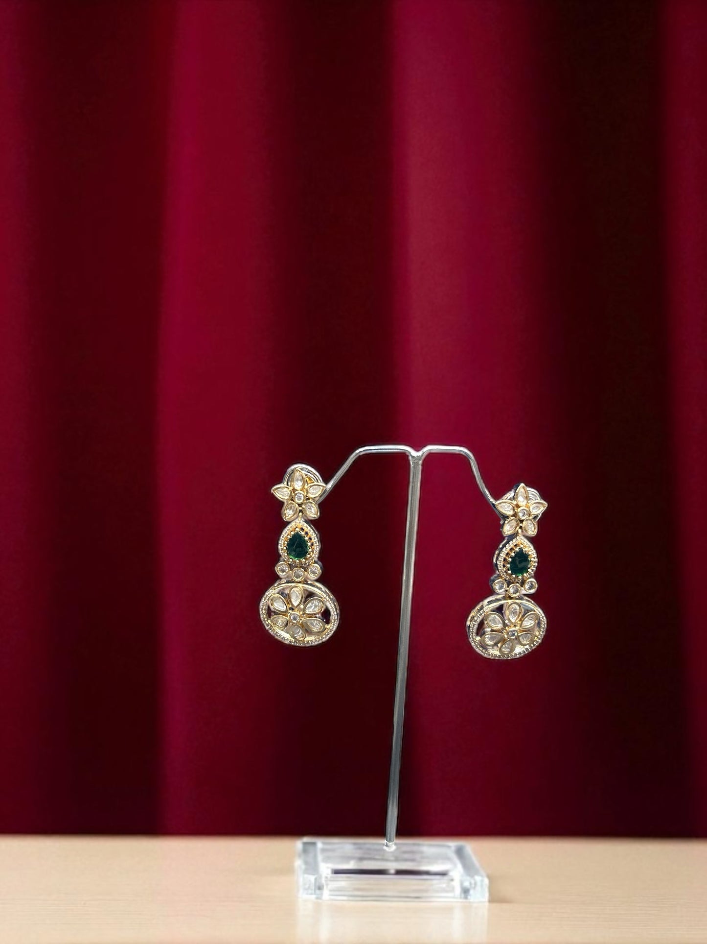 MOSSONITE KUNDAN SET #104
