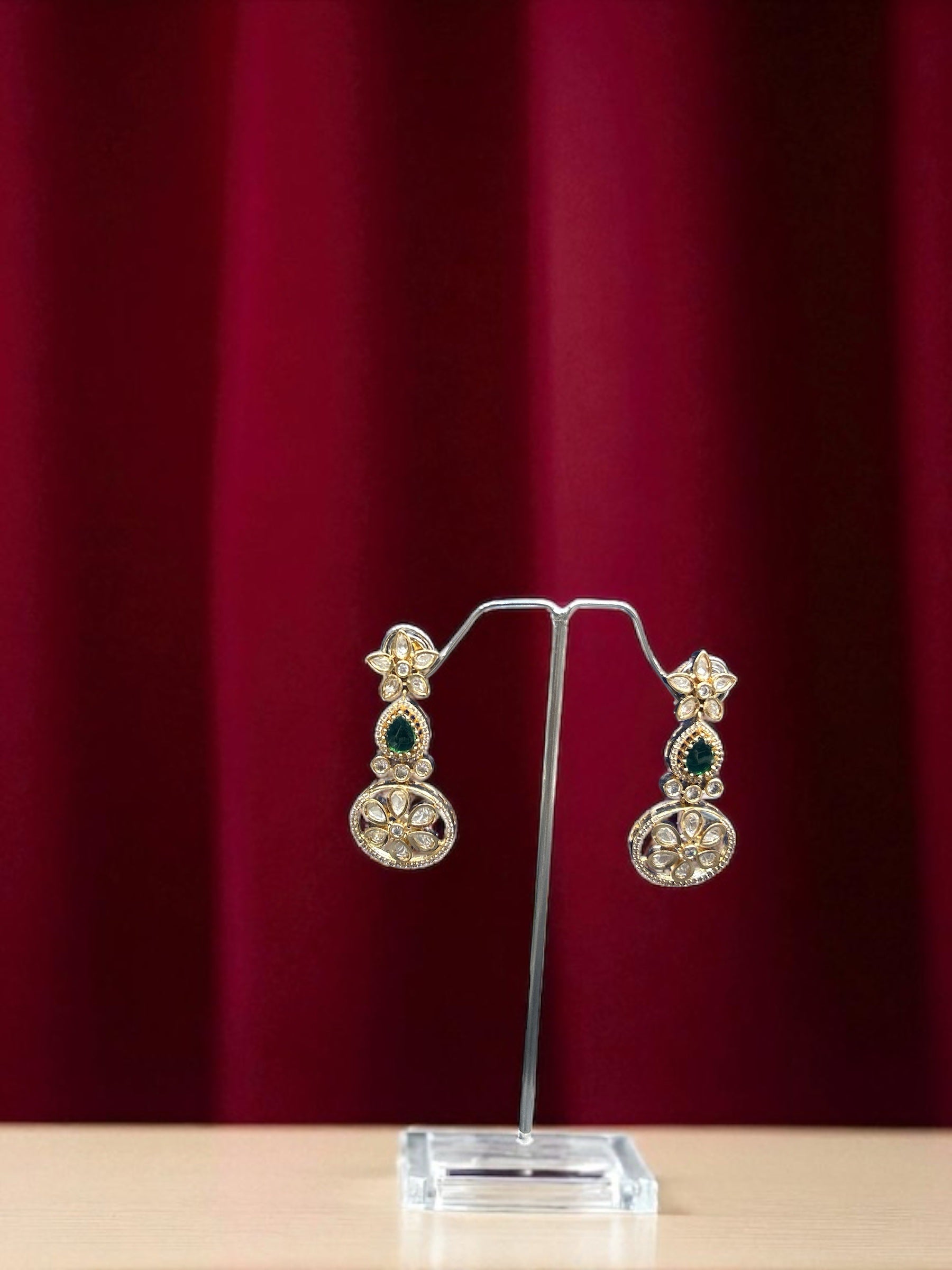 MOSSONITE KUNDAN SET #104