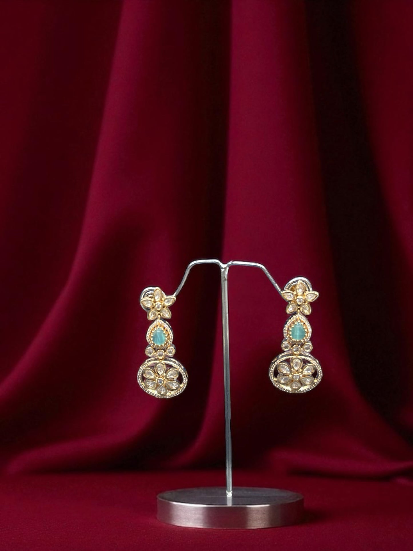 MOSSONITE KUNDAN SET #104