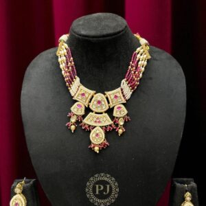 MOSSONITE KUNDAN SET #121