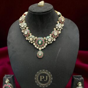 MOSSONITE KUNDAN SET #123